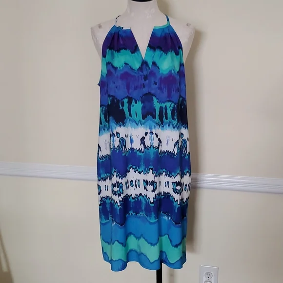Donna Morgan | Dresses | Donna Morgan Tie Dye Halter Dress Euc | Poshmark Donna Morgan | Dresses | Donna Morgan Tie Dye Halter Dress Euc | Poshmark